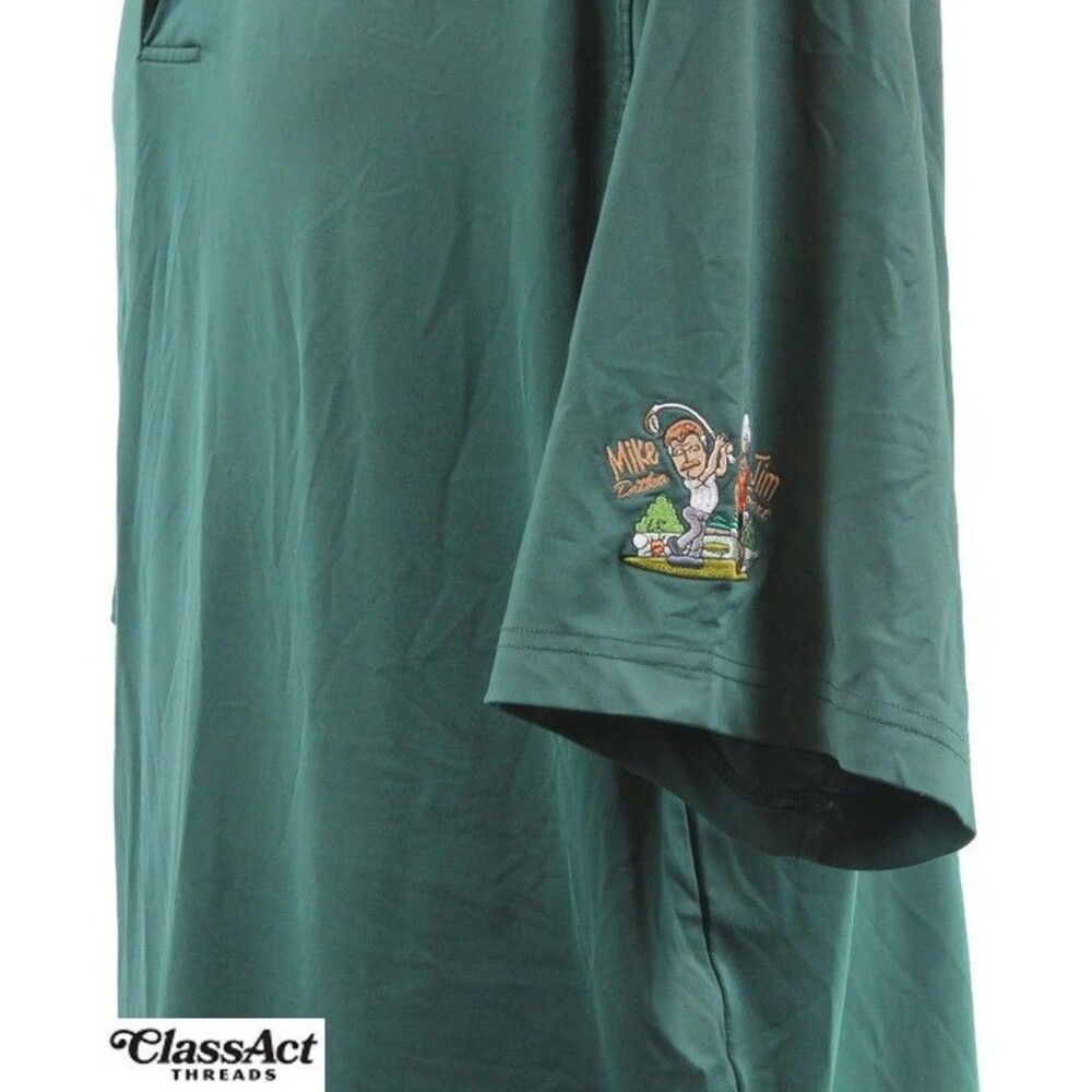 FootJoy Golf Polo Shirt Green Short Sleeve Men's Ditka & Hart XL - Picture 3 of 7